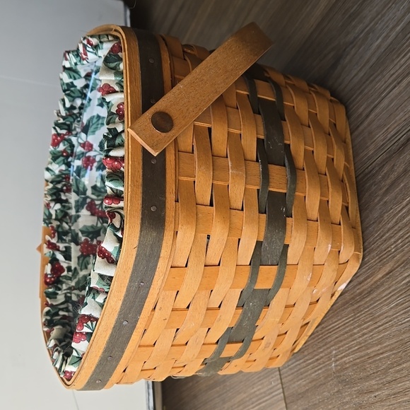 Longaberger Basket Christmas Collection 1997 Edition Snowflake Basket - Picture 5 of 10